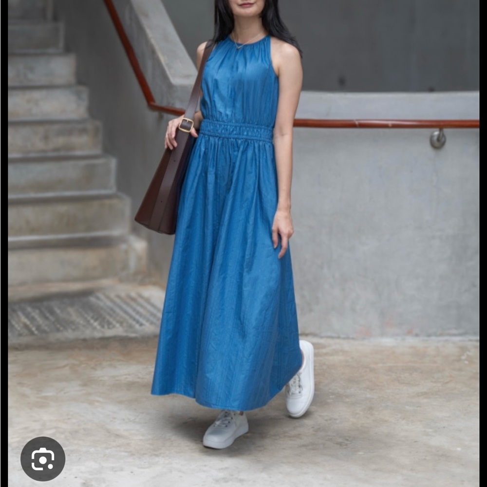 Uniqlo halter cotton maxi dress - Picture 5 of 10